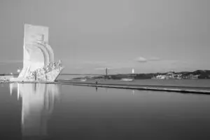 Vasco da Gama Denkmal in Lissabon, Teil einer geführten Motorradtour von MOTO e GUSTO