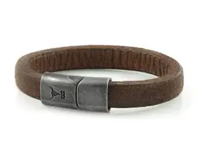 ISARRIDER® Lederarmband RIDER vintage braun