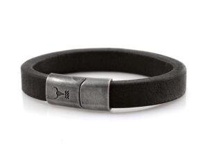 Lederarmband RIDER vintage schwarz