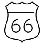 Piktogramm Route 66