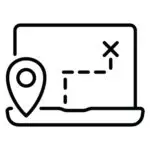 Piktogramm Navigationsger&auml;t